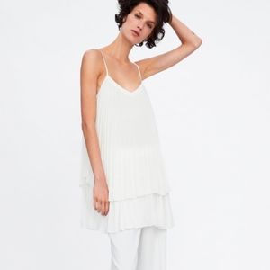 ZARA Pleated Tunic, NWOT